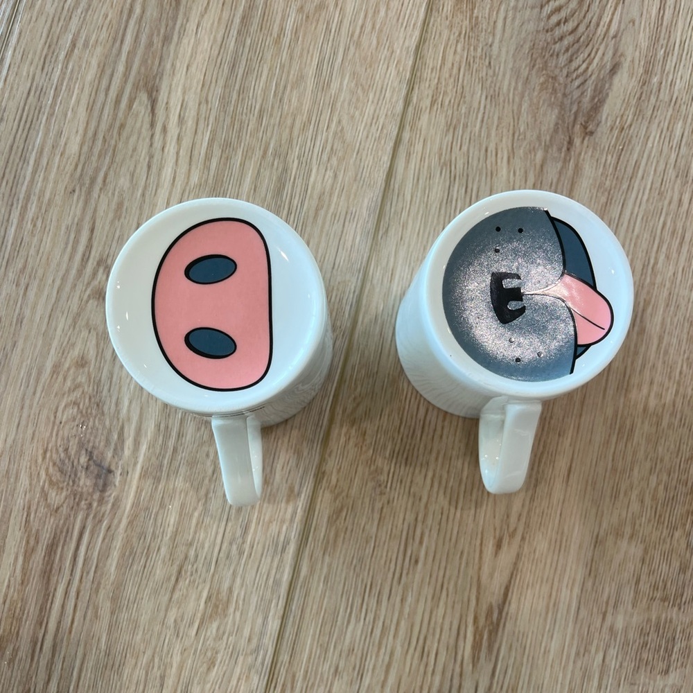 Thorsten Van Elton Set of Two Face Mugs
